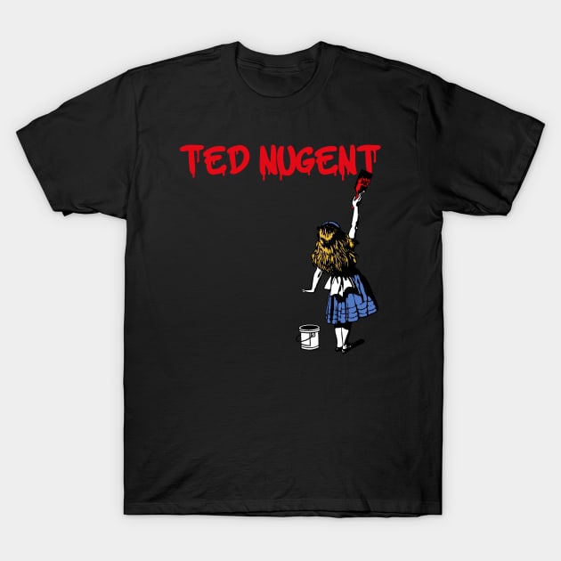 nugent red girl T-Shirt by j and r